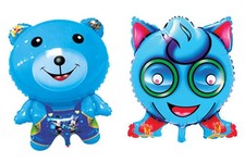 Set 2x Palloncini Foglio Orso