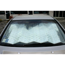 Front sunshade curtain wing