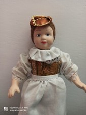 Bambola da collezione intera porcellana costumi dei paesi del mondo FABBRI h22cm
