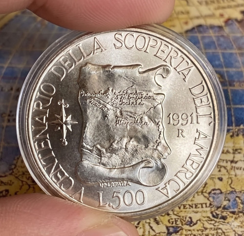 500 lire 1991 - lire, centenario