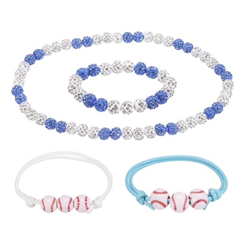 Per 4pz set collana baseball - per,