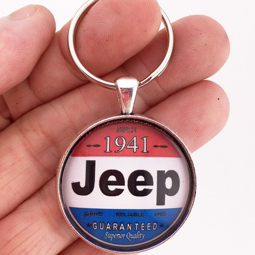 Portachiavi vintage jeep dal - vintage,