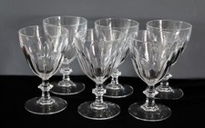 6 verres à eau cristal