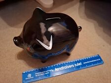 Vintage Black Piggy Bank Jumbo