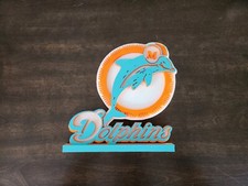 Logo delfini Miami stampato in