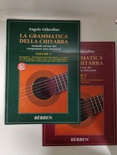 LOTTO 2x GILARDINO - LA GRAMMATICA DELLA CHITARRA VOL. 1 e 2 BERBEN SPARTITI