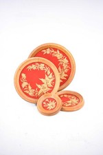 Set 4 Quadretti In Legno Russi