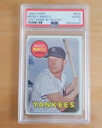 1969 topps mickey mantle - topps,