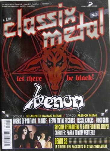 Classix metal 2009 venom - classix,