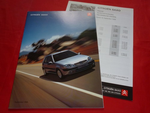 Citroen saxo vts depliant - x,