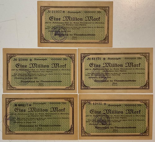Million mark 1923 reichsbahn - 1,