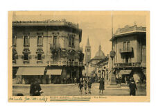 Busto Arsizio Piazza Garibaldi Via Milano Cartolina Viaggiata Animata 1932