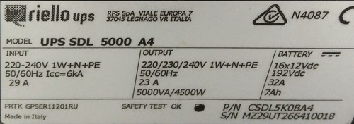 Ups sdl 5000 - sdl, a4
