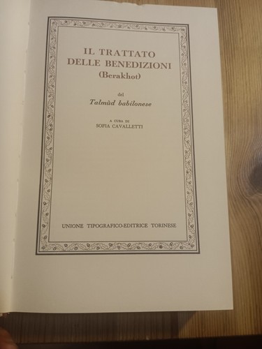 Trattato delle benedizioni - il,