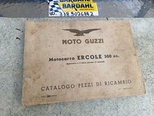 Guzzi - motocarro Ercole 500 -   1 MANUALE  ricambi - usato
