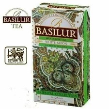 BASILUR WHITE MOON MILK OOLONG TEA (25 bustine di tè, 37,5 g)