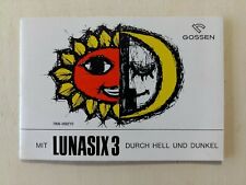 LUNASIX 3 / Gossen - Anleitung und Technik 