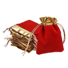 Velvet drawstring bags x - bags, 3.15"