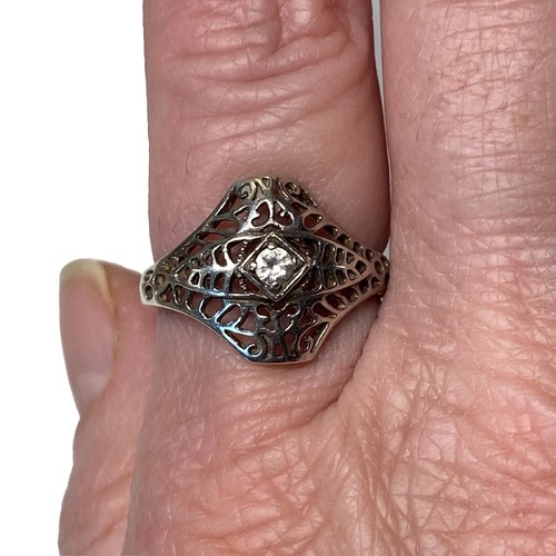 Anello vintage avon argento - nv,