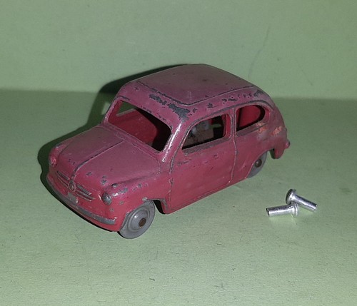 Dinky 183 fiat 600 con - con, ricambi