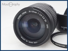 【EXC+++】 SIGMA DC 18-125mm