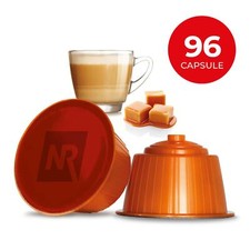 96 Capsule caffe NESCAFE DOLCE GUSTO Cialde Cappuccino CARAMEL Solubile