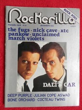 rivista ROCKERILLA 52/1984 Dali'S Car XTC Unclaimed Nick CaveDeep Purple No cd