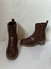 Stivali marroni con - , tacco