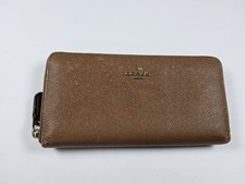 Portafoglio Coach in pelle con