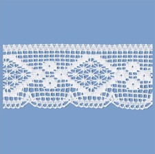 MERLETTO COTONE 69 MM BIANCO