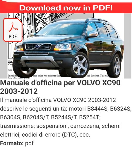 Manuale officina per volvo - manuale,