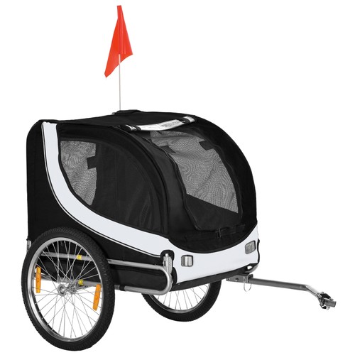 Pawhut rimorchio bici per cani - pawhut,