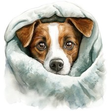 2 adesivi Jack Russell Terrier