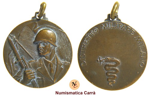Medaglia distretto militare - medaglia,