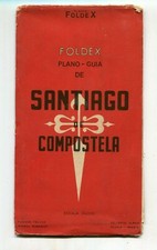 CARTA GEOGRAFICA SANTIAGO DE COMPOSTELA Almax Editorial - Madrid Guida