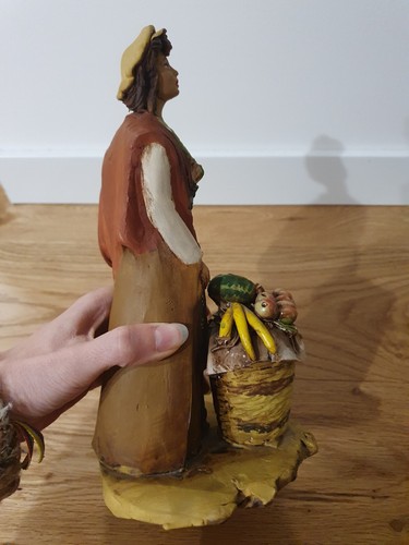 Statuina fruttivendola presepe