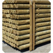 Palo tondo in legno per