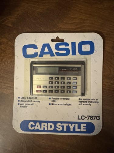 Casio 787g calcolatrice - casio,