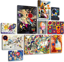 - Set 10 Quadri Multi Pannello - Vassily Kandinsky - Kandinsky 1 - Legno Mdf - -