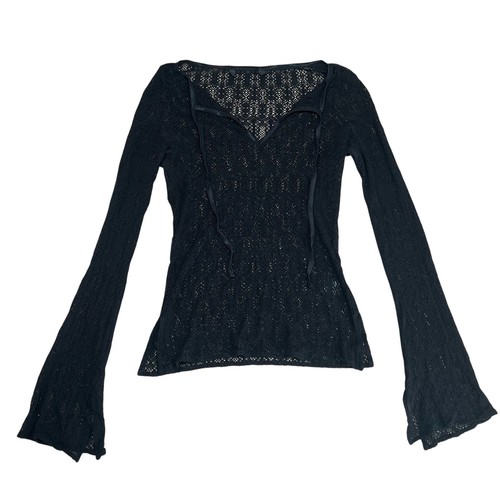 Top donna pizzo all'uncinetto