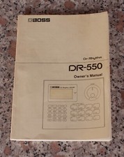 Boss DR 550 - manuale in inglese