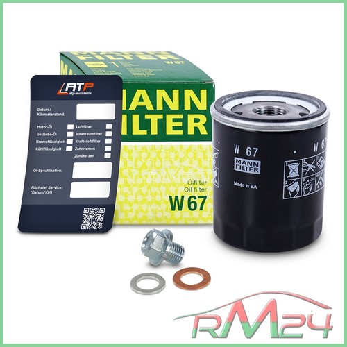 Mann filtro olio tappo - mann,