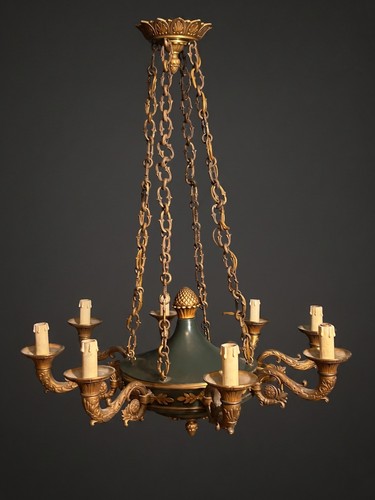 Lampadario stile impero - lampadario, in