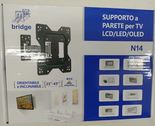 Staffa parete 23 43 - tv,