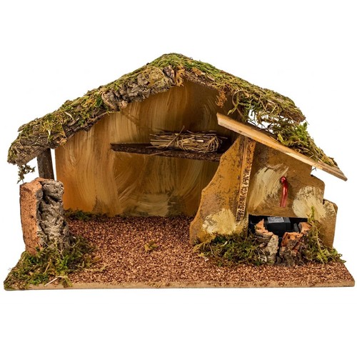 Capanna vuota per presepe - vuota,