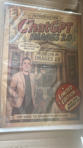 Chat gpt images - comic, book
