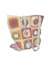 Borsa Granny Uncinetto/ Crochet Fatta a mano 100% - MADE IN ITALY  Cotone e Juta