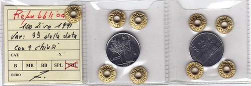 100 lire 1991 - 100,