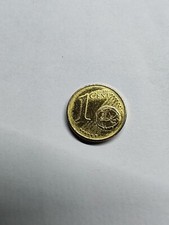 Moneta da 1 centesimo color ORO 2002 Italia, Milano.