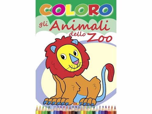 Libro colora gli - colora, dello